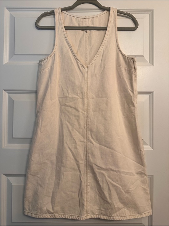 rag & bone Dresses & Skirts - rag & bone Cream V-Neck Tank Dress
